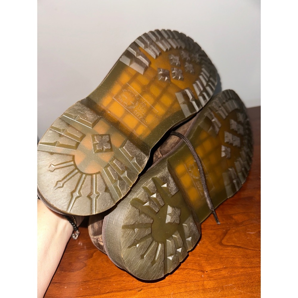 Dr. Martens 1561 Men's Low Cut Boots Size 11 Brown Heritage England Made Shoes - Picture 7 of 9